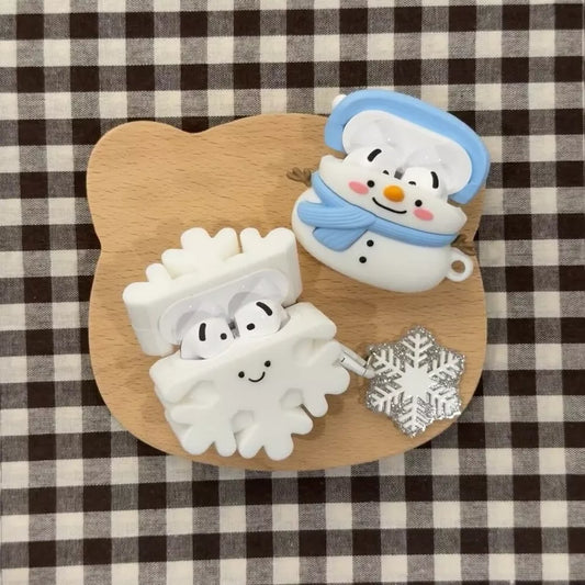 Winter Snowman Snowflake Case - AirPods