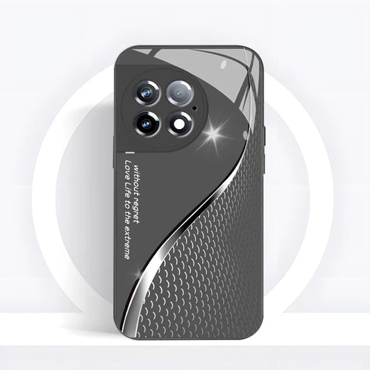 Elegant Fin Wave Glass Case - OnePlus