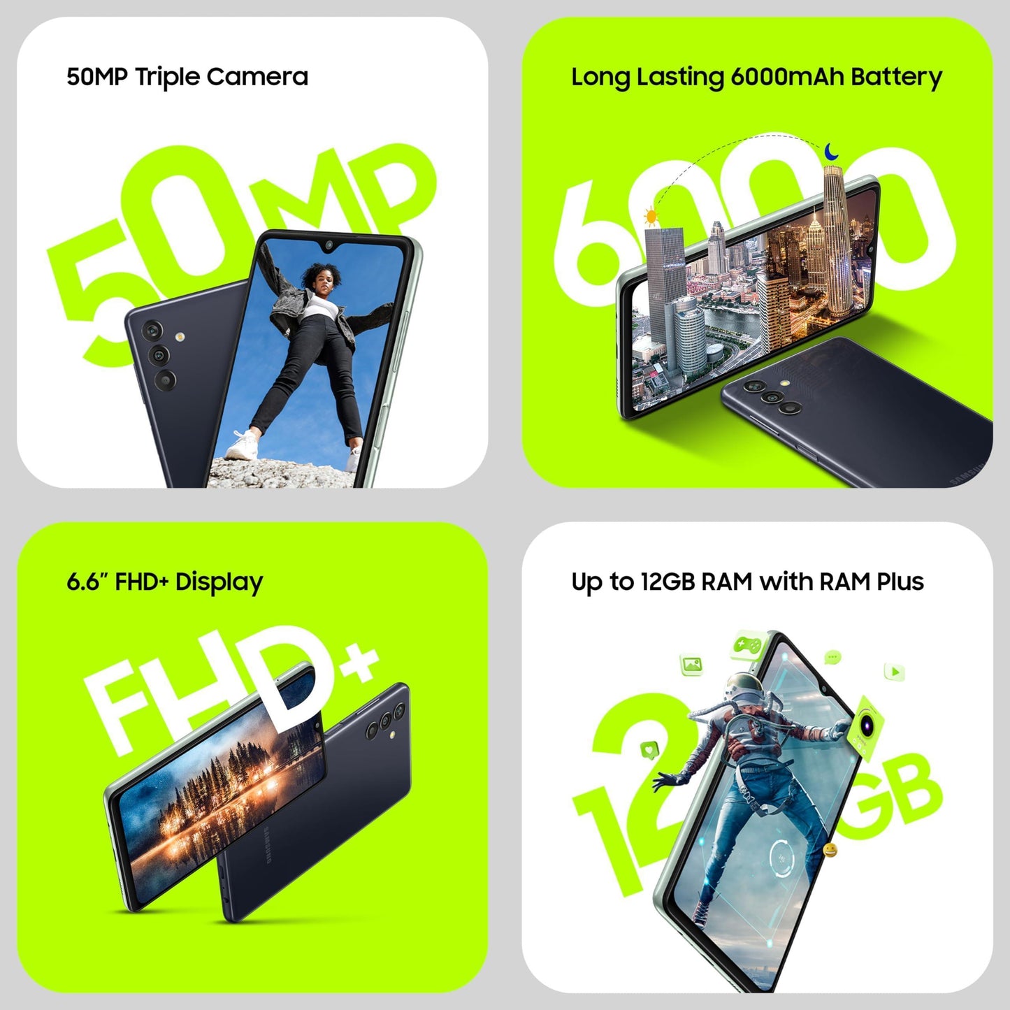 Samsung Galaxy M13 5G (Stardust Brown, 4GB, 64GB Storage) | 5000mAh Battery Refurbished