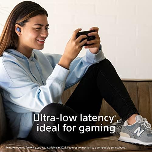 Sony LinkBuds S WF-LS900N Truly Wireless Noise Cancellation Earbuds Hi-Res Audio & 360 Reality Audio with Multipoint,Spotify Tap & Crystal Clear Calling ultralight weight Battery 20Hrs IPX4-Earth Blue