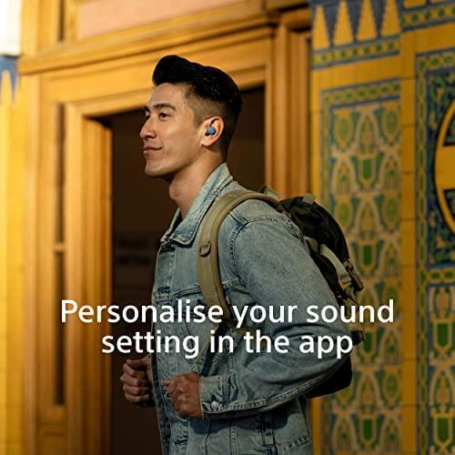 Sony LinkBuds S WF-LS900N Truly Wireless Noise Cancellation Earbuds Hi-Res Audio & 360 Reality Audio with Multipoint,Spotify Tap & Crystal Clear Calling ultralight weight Battery 20Hrs IPX4-Earth Blue
