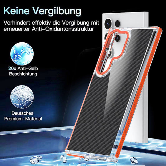 Hybrid Acrylic Carbon Fiber Bumper Case - Samsung