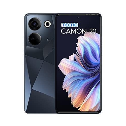 TECNO Camon 20 (Predawn Black, 8GB RAM,256GB Storage)|16GB Expandable RAM | 64MP RGBW Rear Camera|6.67 FHD+ Big AMOLED with in-Display Fingerprint Sensor