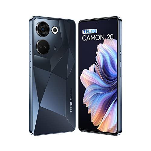 TECNO Camon 20 (Predawn Black, 8GB RAM,256GB Storage)|16GB Expandable RAM | 64MP RGBW Rear Camera|6.67 FHD+ Big AMOLED with in-Display Fingerprint Sensor