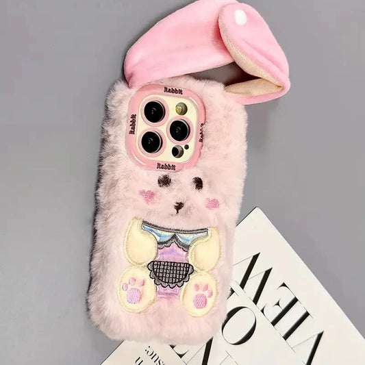 Adorable Bunny Plush Phone Case