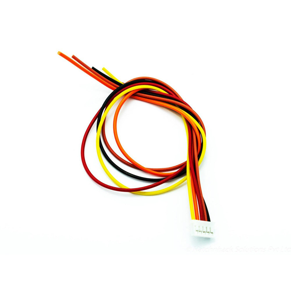 Wurth 5 Pin 2.0mm JST Female Connector with 20 AWG Wire