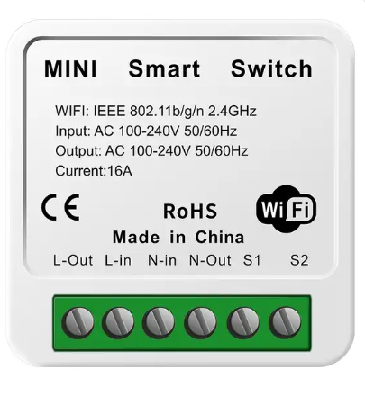 2 Channel 10A WiFi Smart Switch