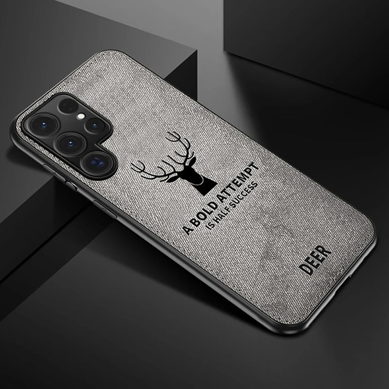 Deer Pattern Inspirational Soft Case - Samsung