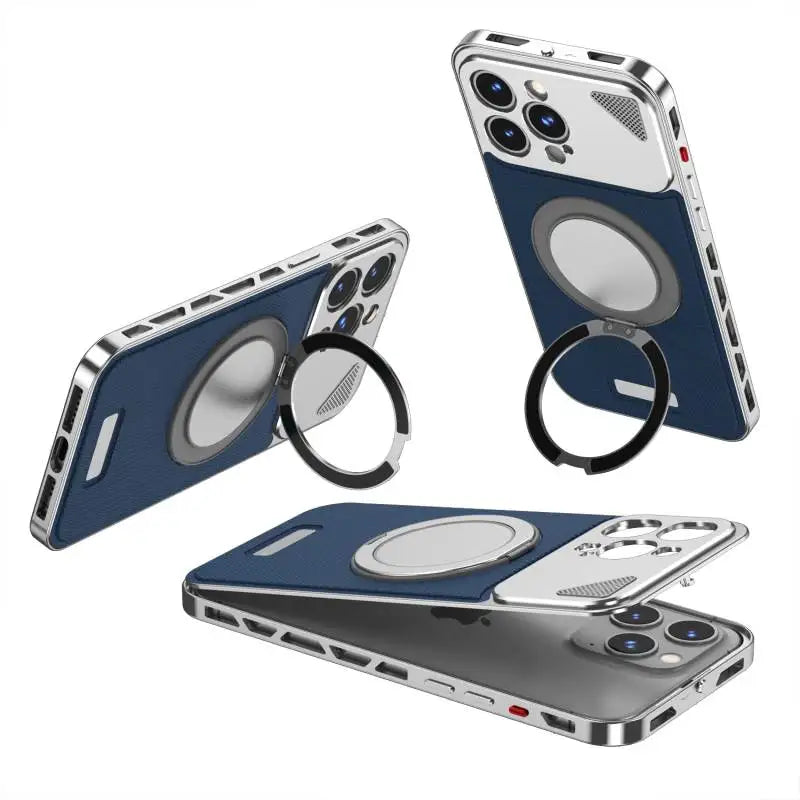 Resolute Leather Ring Holder Case - iPhone