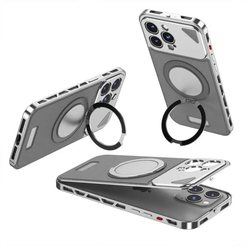 Resolute Leather Ring Holder Case - iPhone