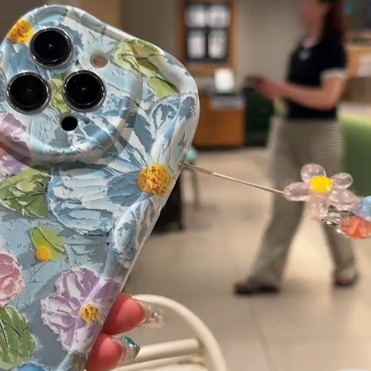 Aesthetic Floral Case with Colorful Charm