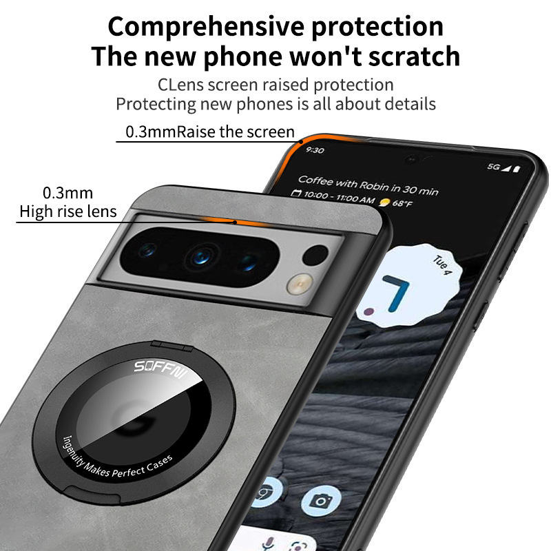Ultimate Glass Lens Shield Leather Case - Google