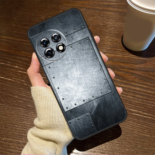 Ultimate Iron Armor Metal Pattern Case - OnePlus