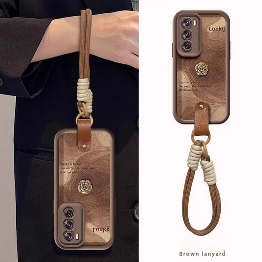 Elegant Leather Texture Phone Case - Samsung