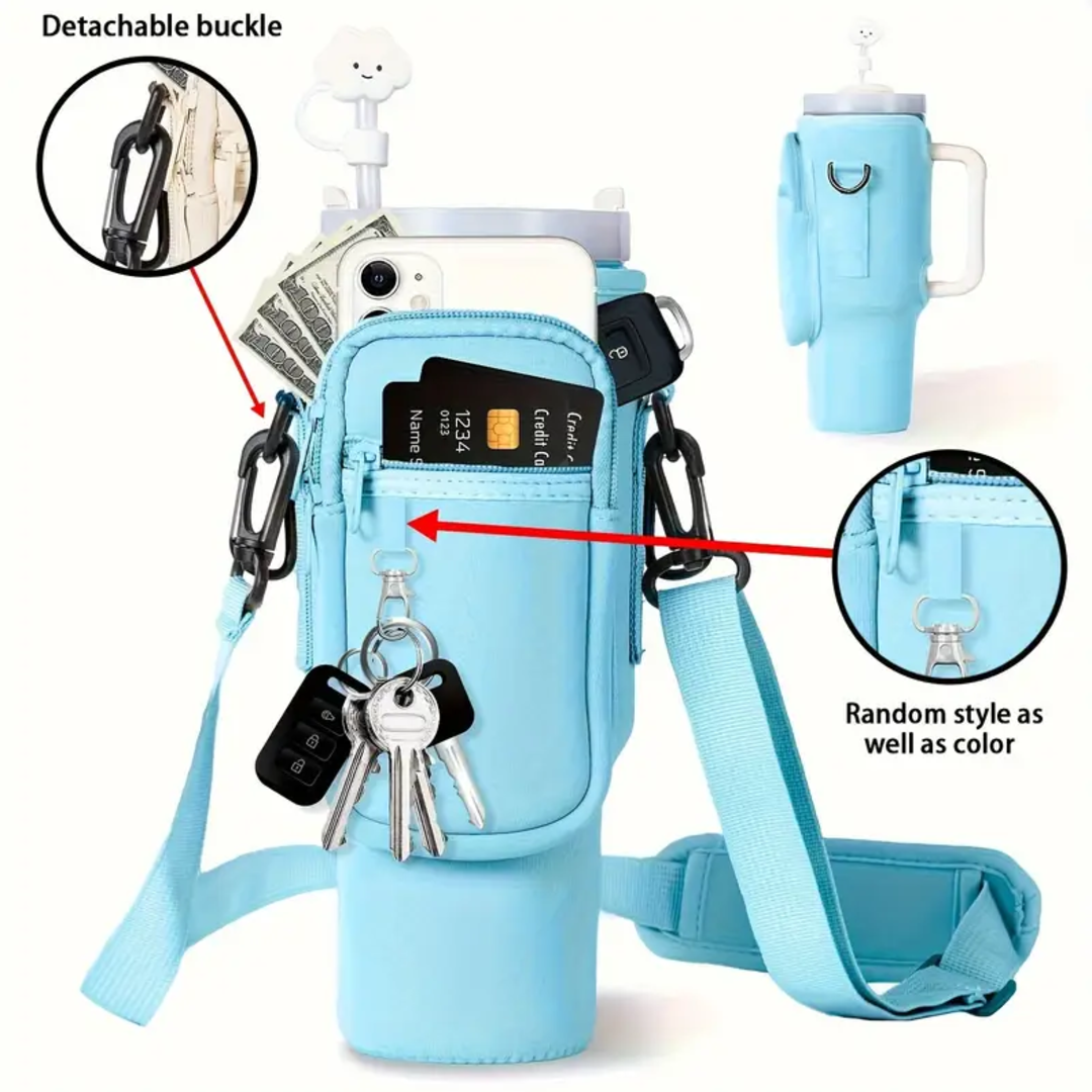 Portable Hydrator With Adjustable Strap Tumbler