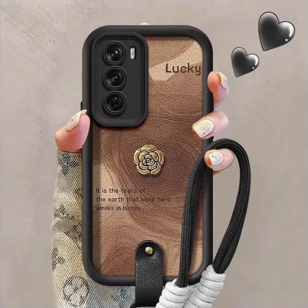 Elegant Leather Texture Phone Case - Samsung