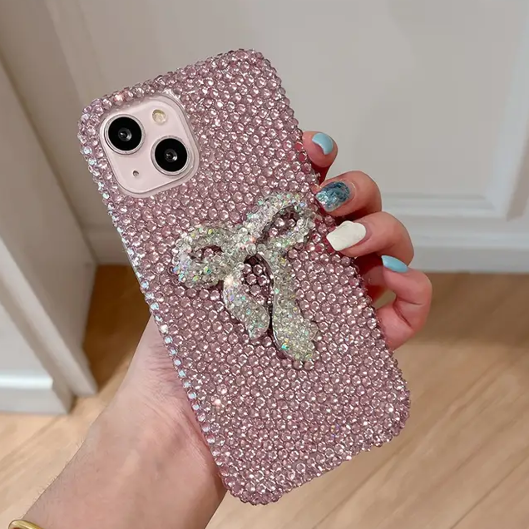 Crystal Bow Bling Phone Case