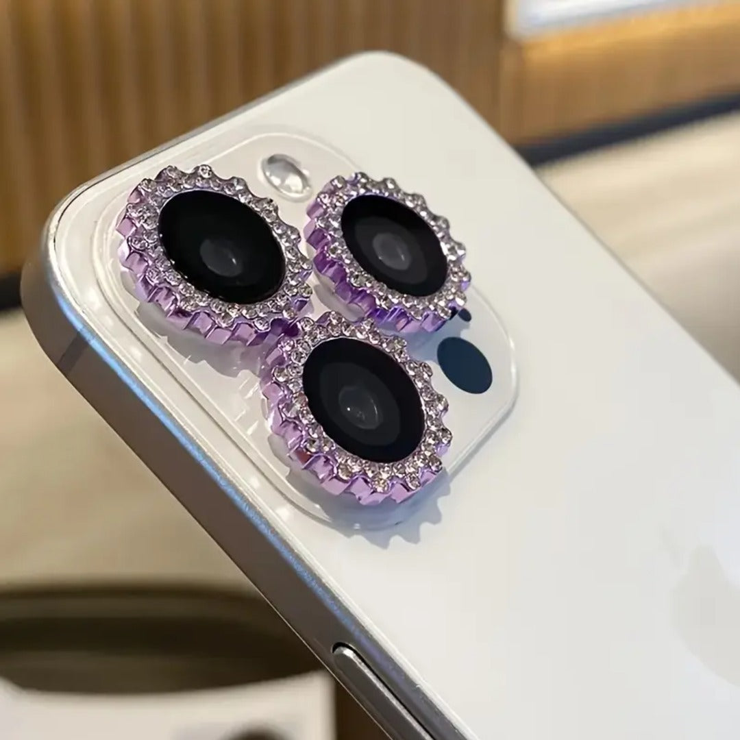 Diamond Sunflower Camera Lens Protector