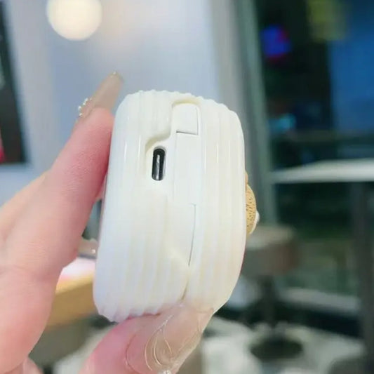 Adorable Bow Bear Earbuds Case For Galaxy Buds