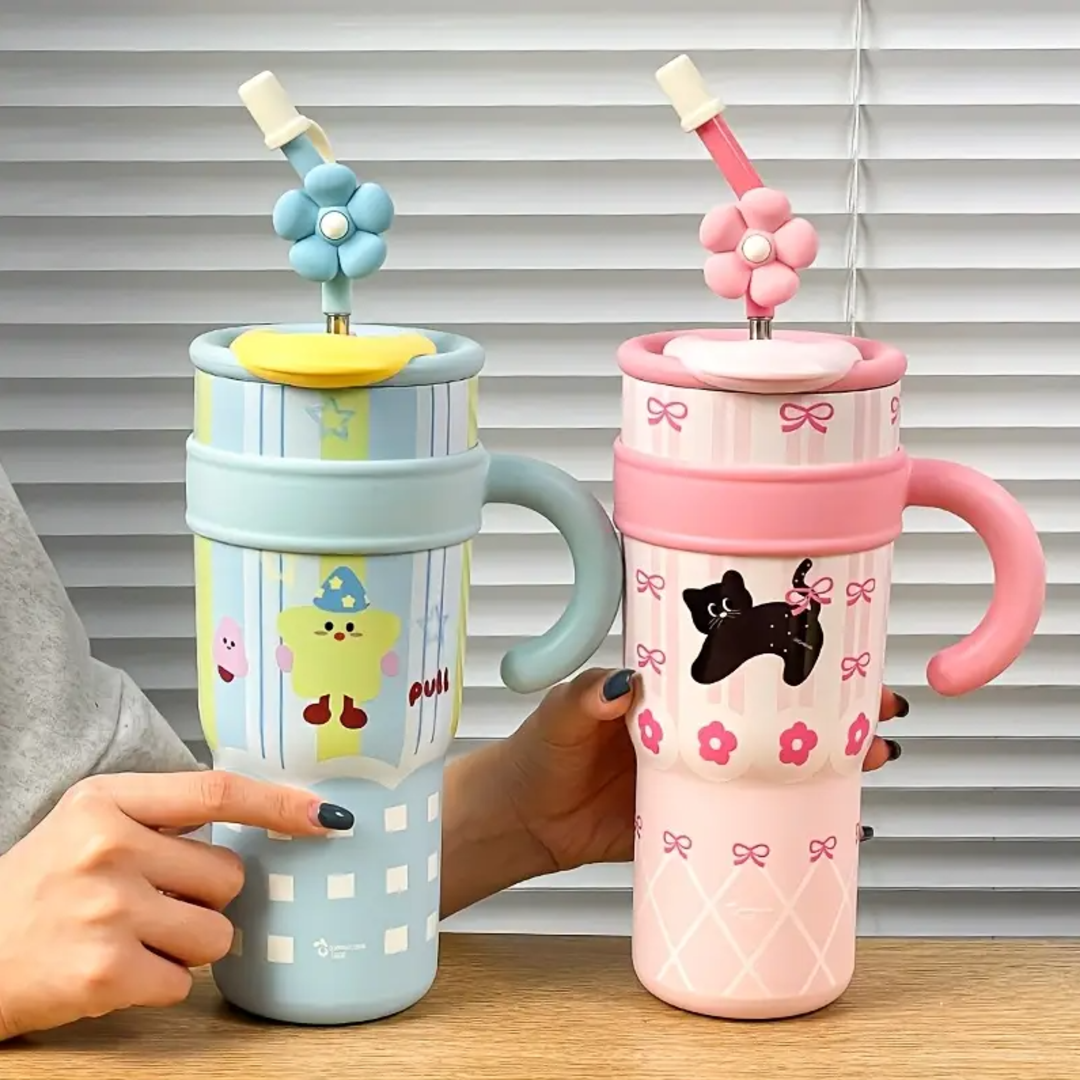 WhimsyCat MegaHydro Stainless Steel Tumbler