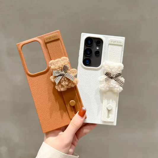 Bear Pattern Phone Case - Samsung