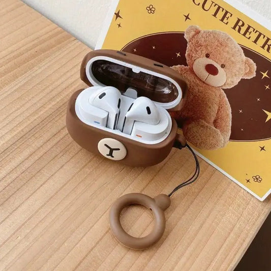 Bear Shaped Silicone Earphone Case
