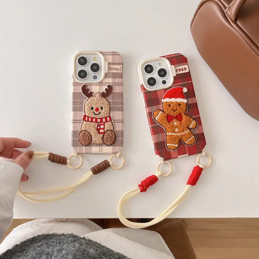 Embroidered Christmas Magic Case - iPhone