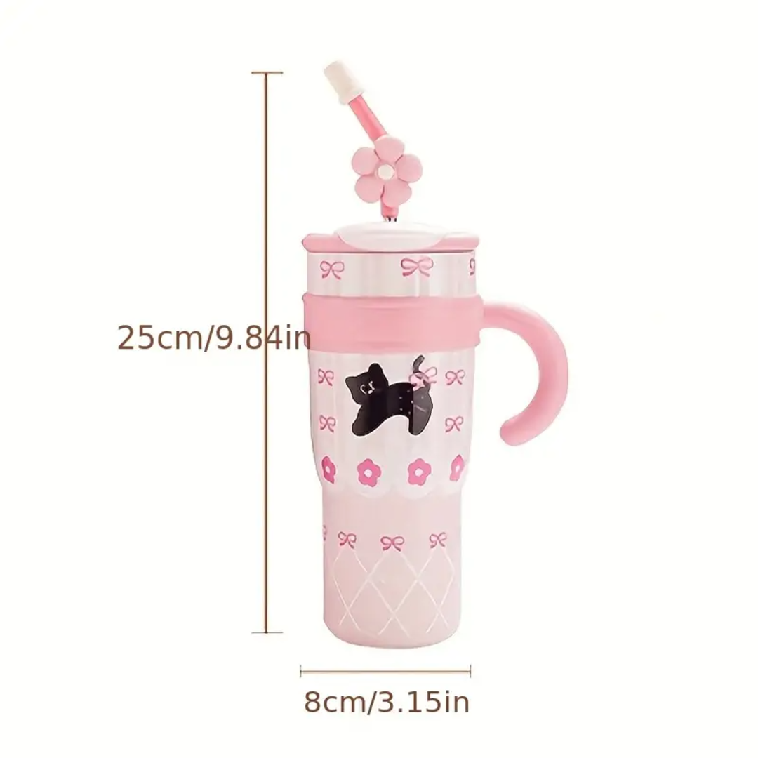 WhimsyCat MegaHydro Stainless Steel Tumbler