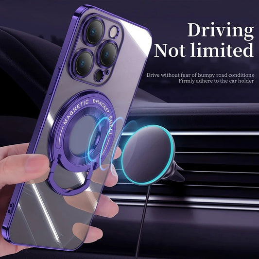 Feather Clear Invisible Stand Case - iPhone