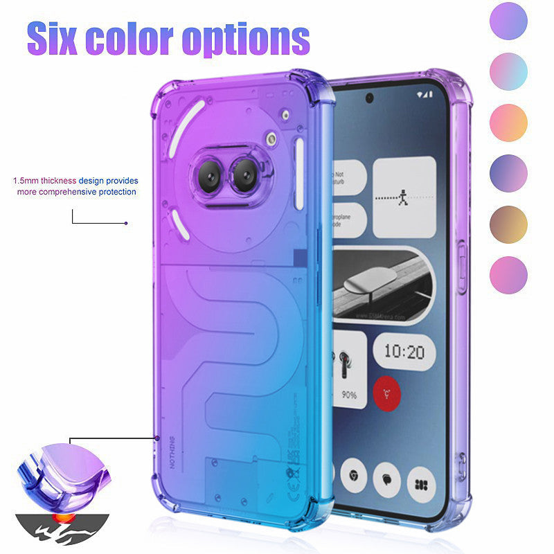 Luxurious Vibrant Clear Gradient Case - Nothing