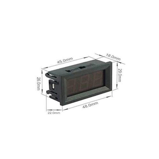 2-Wires 4.5~30Vdc 0.56€? 3-Digit LED Digital Voltmeter- Red