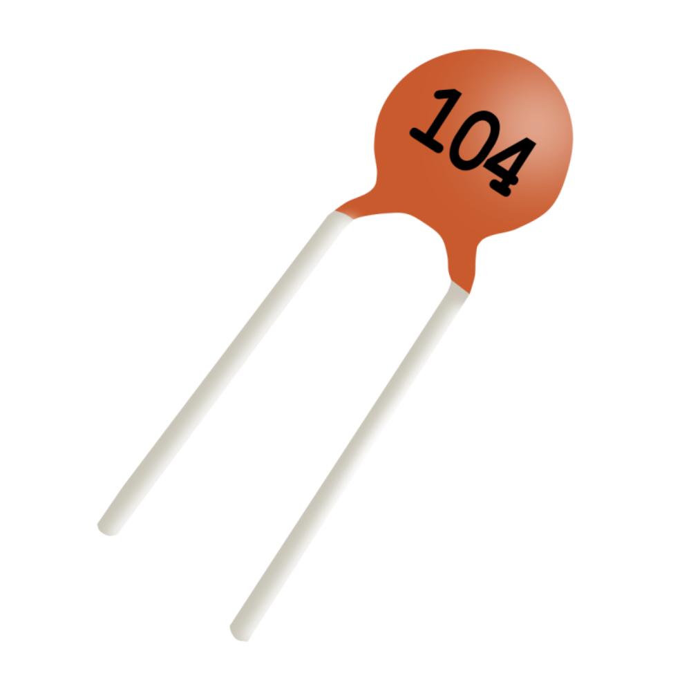 0.1uF 50V Ceramic Capacitor 104 10Pcs
