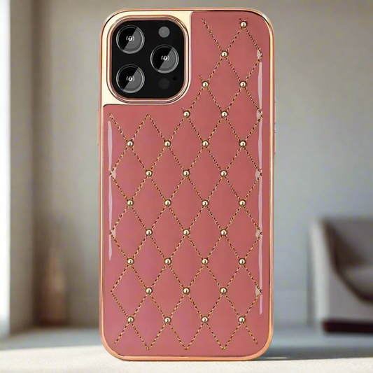 Classic Quilted Diamond Pattern Case