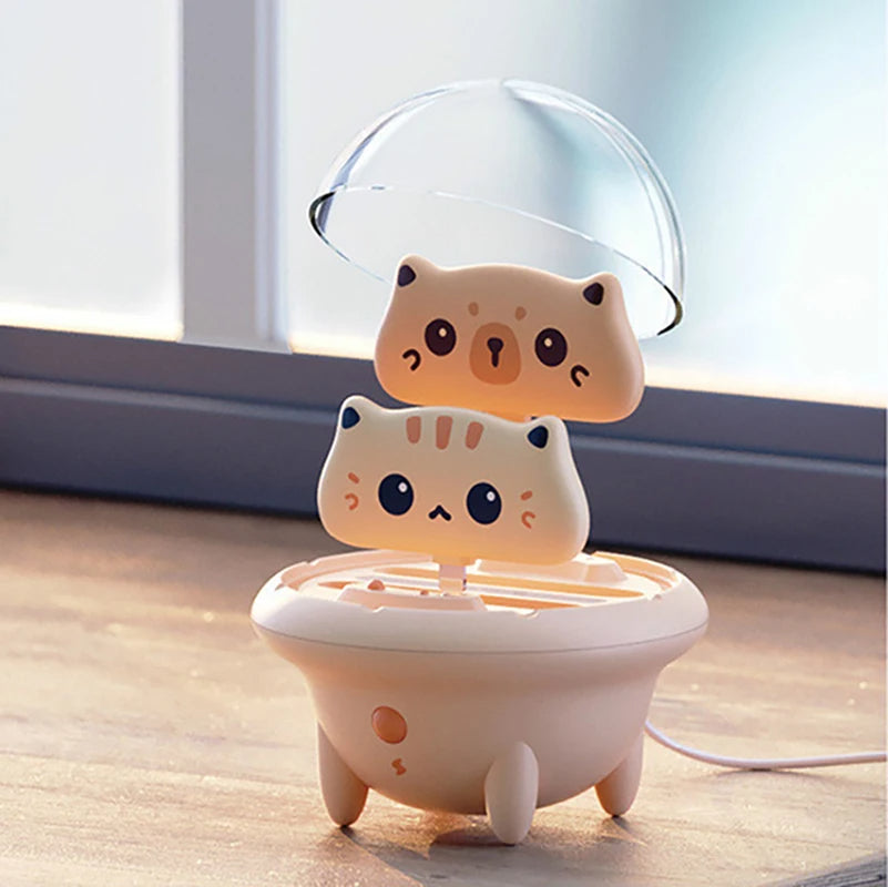 Cute Cat 800mAh Mini Power Bank - Type-C & Lightning