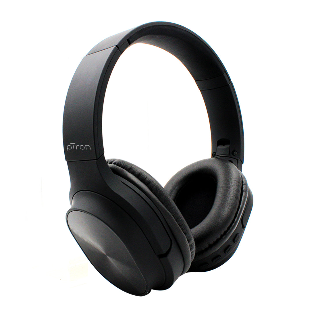 pTron Soundster Pro Over-Ear Bluetooth Headphones with High Bass  for All Smartphones - Black