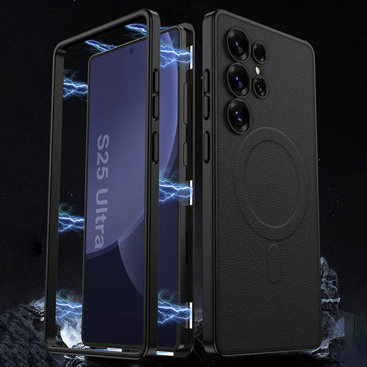 Skin Feel Leather Case -Samsung