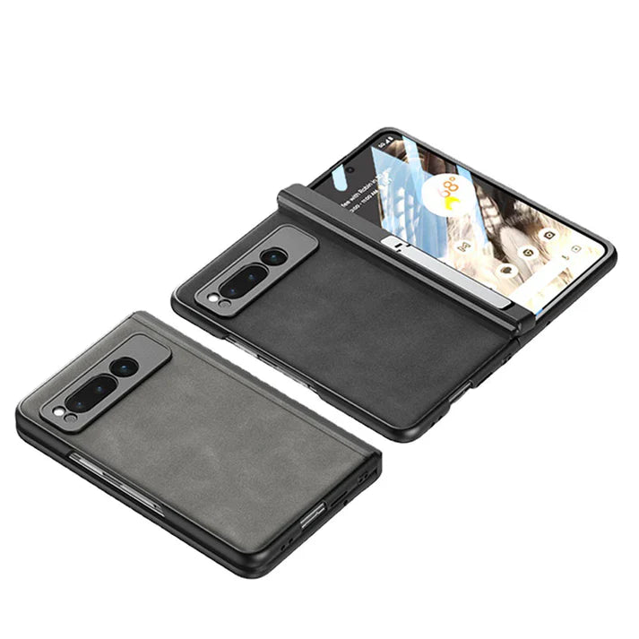 Google Pixel Fold Secret Kickstand Leather Case