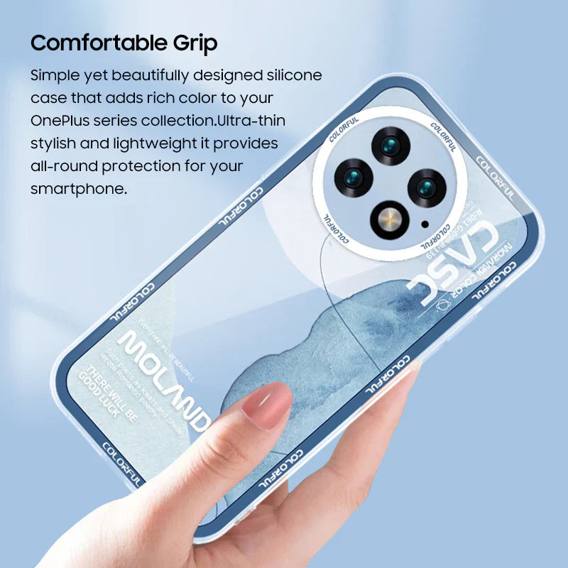 Pastel Transparent Luxe Case - OnePlus