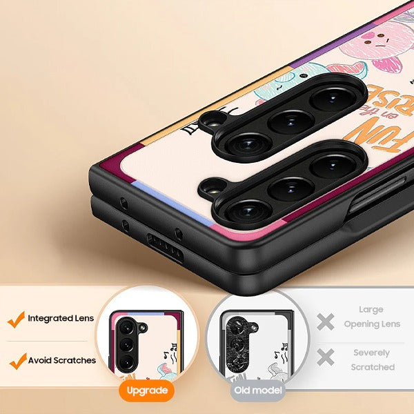 Galaxy Z Fold Cartoon Pattern Case