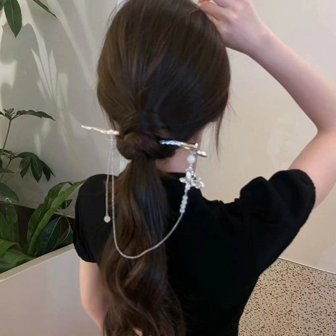 Classic Flutter Tassel Hairpin