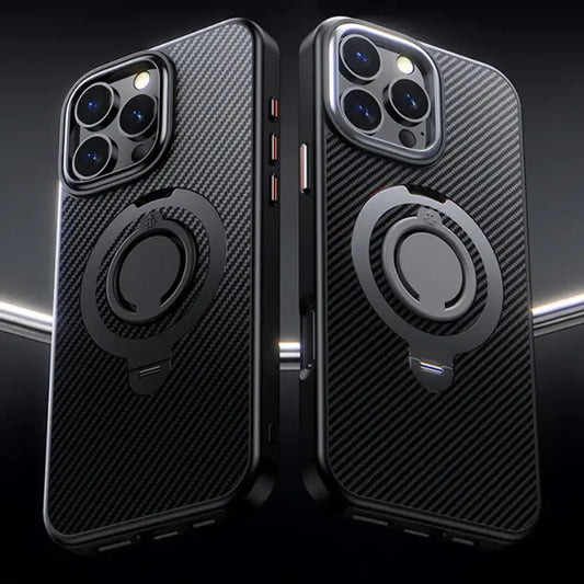 Superior Edge Ring Holder Carbon Case - iPhone