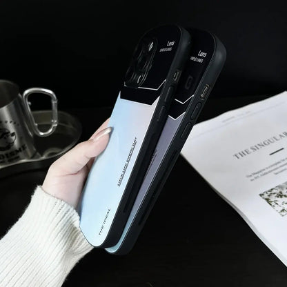 Elegant Gradient Glass Slimline Case - iPhone