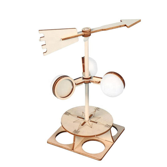 DIY Handmade Wooden Wind Indicator – Interactive STEM Toy