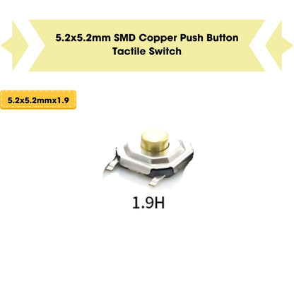 5.2x5.2mm SMD Push Button Tactile Switch