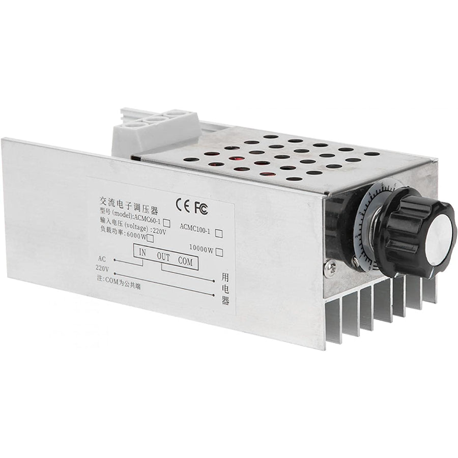 10000W High Power SCR Electronic Voltage Regulator Speed Control, Dimming & Thermostat