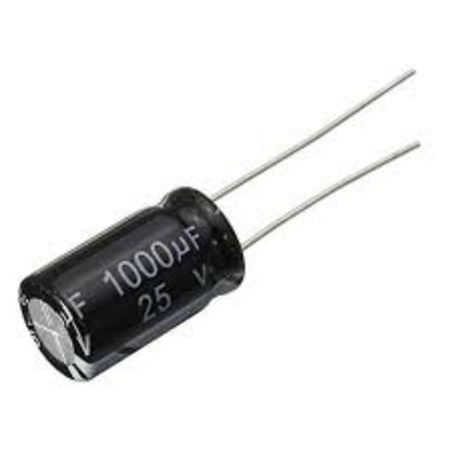 1000uF/25V Electrolytic Capacitor 10 Pcs