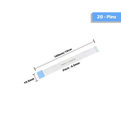 [Type-B] 0.5mm-Pitch FPC Reverse Ribbon Flexible Flat Cable