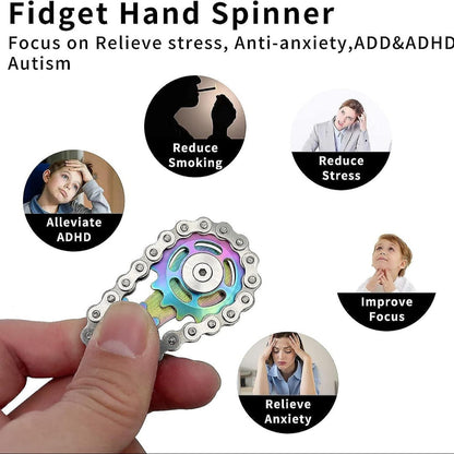 Sprocket Chain Relaxation Spinner Toy