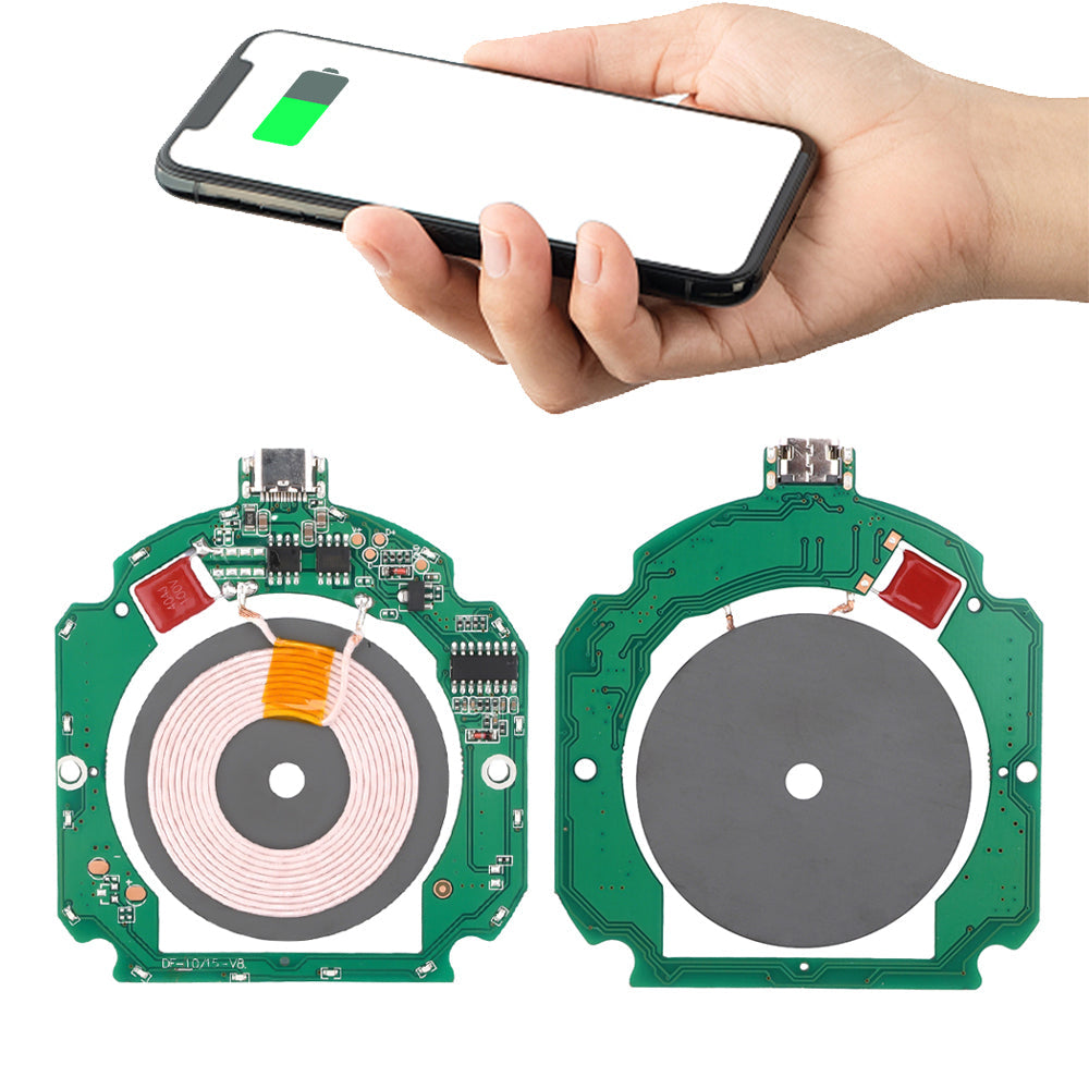 10W Micro USB Wireless Charging Qi PCBA Circuit Board With Qi-Standard