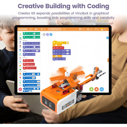 Matatalab 20 in 1 Creator STEM Kit - with 400 Building Blocks (Educational Robotics Starter Kit for 8+ Years) - Compatible with Lego